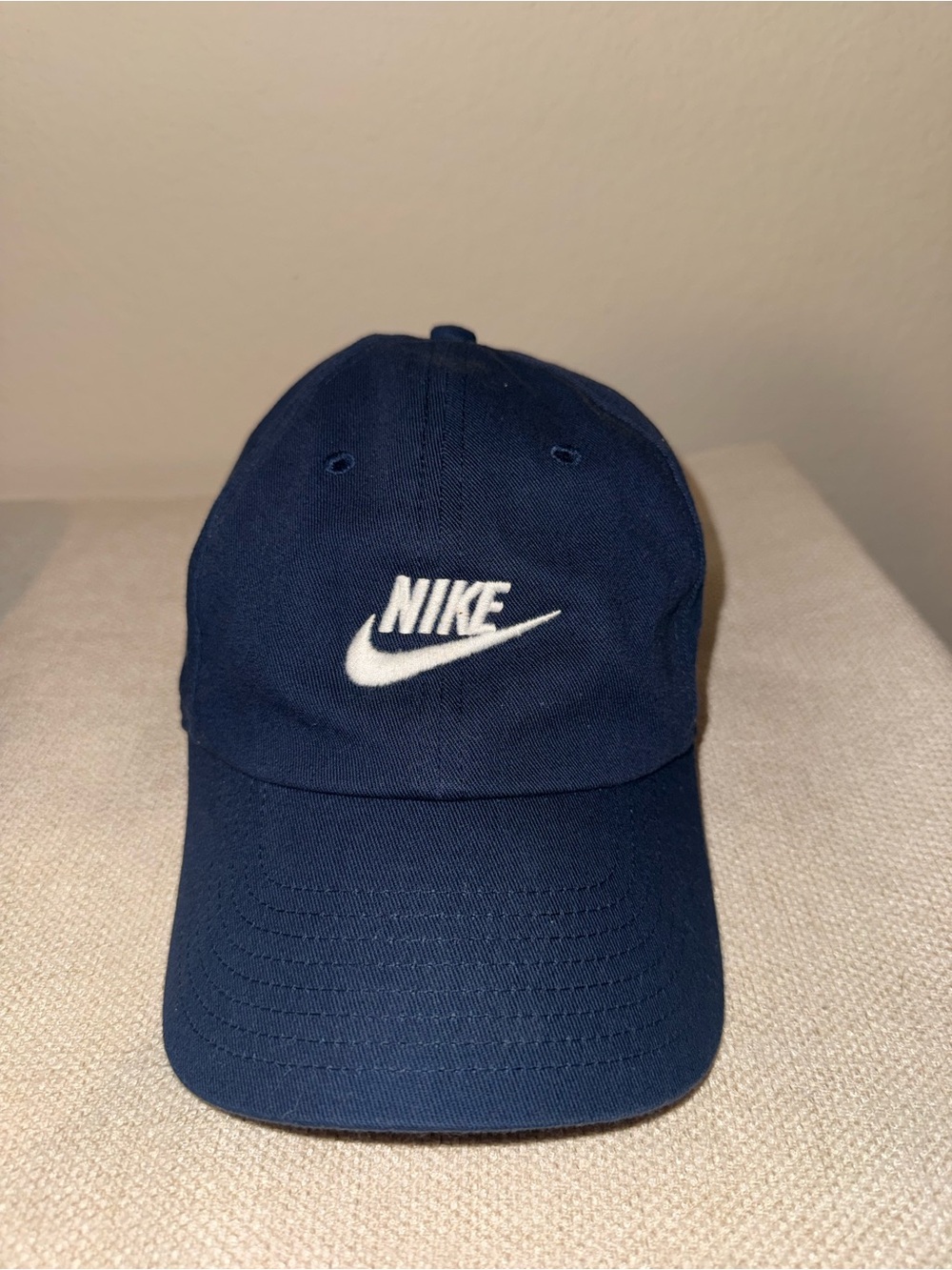 Nike Dark Blue Cap with White Swoosh